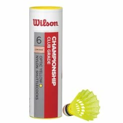 Discount 🎉 Wilson Championship Shuttlecocks - 6-Pack Original 🥰
