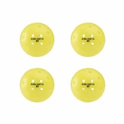 Deals 🔥 Dura Fast 40 Outdoor Pickleballs - 4-Pack Yellow 👍
