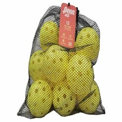 Cheap 🎉 Penn 40 Outdoor Pickleball Balls - 12-Pack Original 🤩