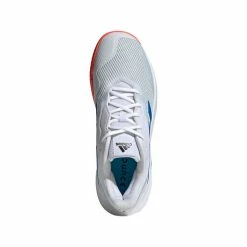 Hot Sale 🤩 Adidas CourtJam Control Men's Court 👞 Shoes White/Blue 🎉 -Gamma shop 5320 11183 0034 170 big 23