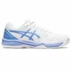 Hot Sale 😉 ASICS Gel Dedicate 7 👩 Women's Tennis 👟 Shoes White/Blue 🛒