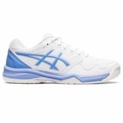 Hot Sale 😉 ASICS Gel Dedicate 7 👩 Women's Tennis 👟 Shoes White/Blue 🛒