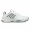 Coupon 🤩 K-Swiss Court Express 👩 Women's Tennis 👟 Shoes White/Silver 🔔